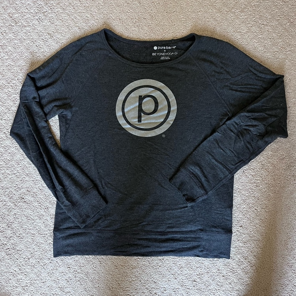 Beyond Yoga Pure Barre Circle P sweatshirt